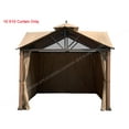 thumbnail image 4 of APEX GARDEN 10' x 10' Privacy Curtain Set for The Lowe's Style Selections Gazebo Model #TPGAZ2307, 4 of 8