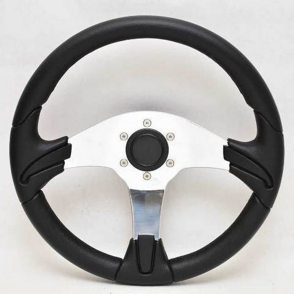Uflex Boat Steering Wheel 90587X | Gorgona 13 3/4 Inch Black