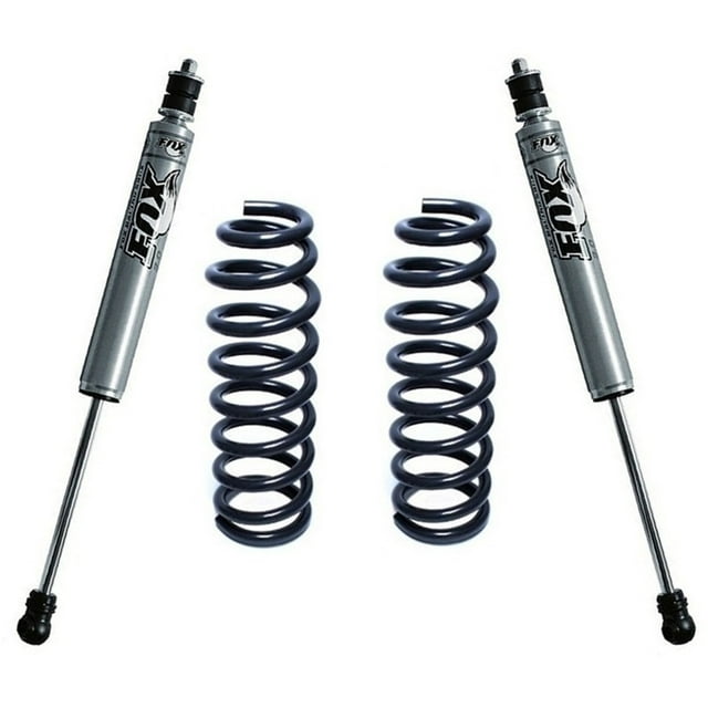 MaxTrac Leveling Kit Suspension 872171F Fox; 2-1/2 Inch Lift; Coil Springs; With Coil Springs/Fox Shock Absorbers/Hardware