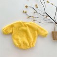 thumbnail image 5 of Vedolay Girl Jumpsuits Clothes Fall Winter Baby Girl Romper Jumpsuit Bodysuit Outfits Yellow,90, 5 of 5