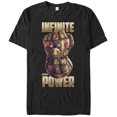 thumbnail image 1 of Men's Marvel Avengers: Avengers: Infinity War Gauntlet Power Graphic Tee Black 4X Large, 1 of 4