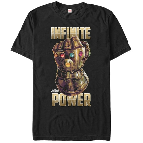 Men's Marvel Avengers: Avengers: Infinity War Gauntlet Power Graphic Tee Black 3X Large