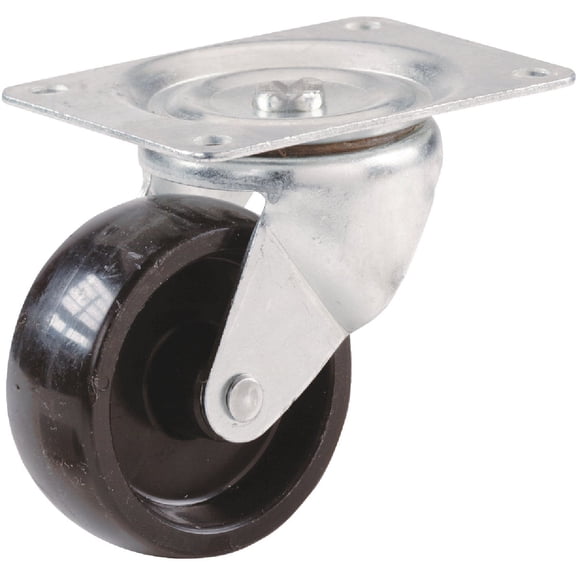 Shepherd Hardware 9394 3 in. Polypropylene Swivel Plate Caster 3 in.