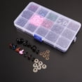 thumbnail image 2 of MasteelfCA 560pcs Handmade DIY Plush Doll Plastic Nose Black Eyes Doll Accessories for Crafts Making, 2 of 7