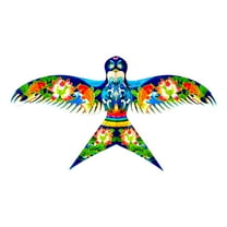 bxhwj Kids Fishing Rod Kite, Lightweight Easy Fly Colorful Mini Kids Kite, Outdoor Parent Child Interactive Toy Plastic Fishing Rod Kite with Reel for Boys Girls Outdoor Play