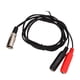 thumbnail image 2 of Xlr macho un cable femenino dual de 6.35 mm, cable de conexión de audio respetuoso con el medio ambiente reduzca la pérdida de señal para los reproductores de dvd, 2 of 7