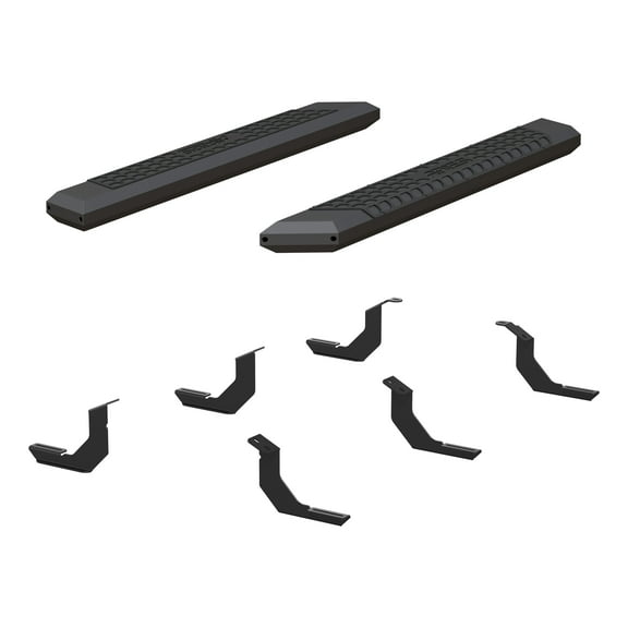 ARIES 2556018 AdvantEDGE Black Aluminum 53-Inch Truck Running Boards, Select Toyota Tundra