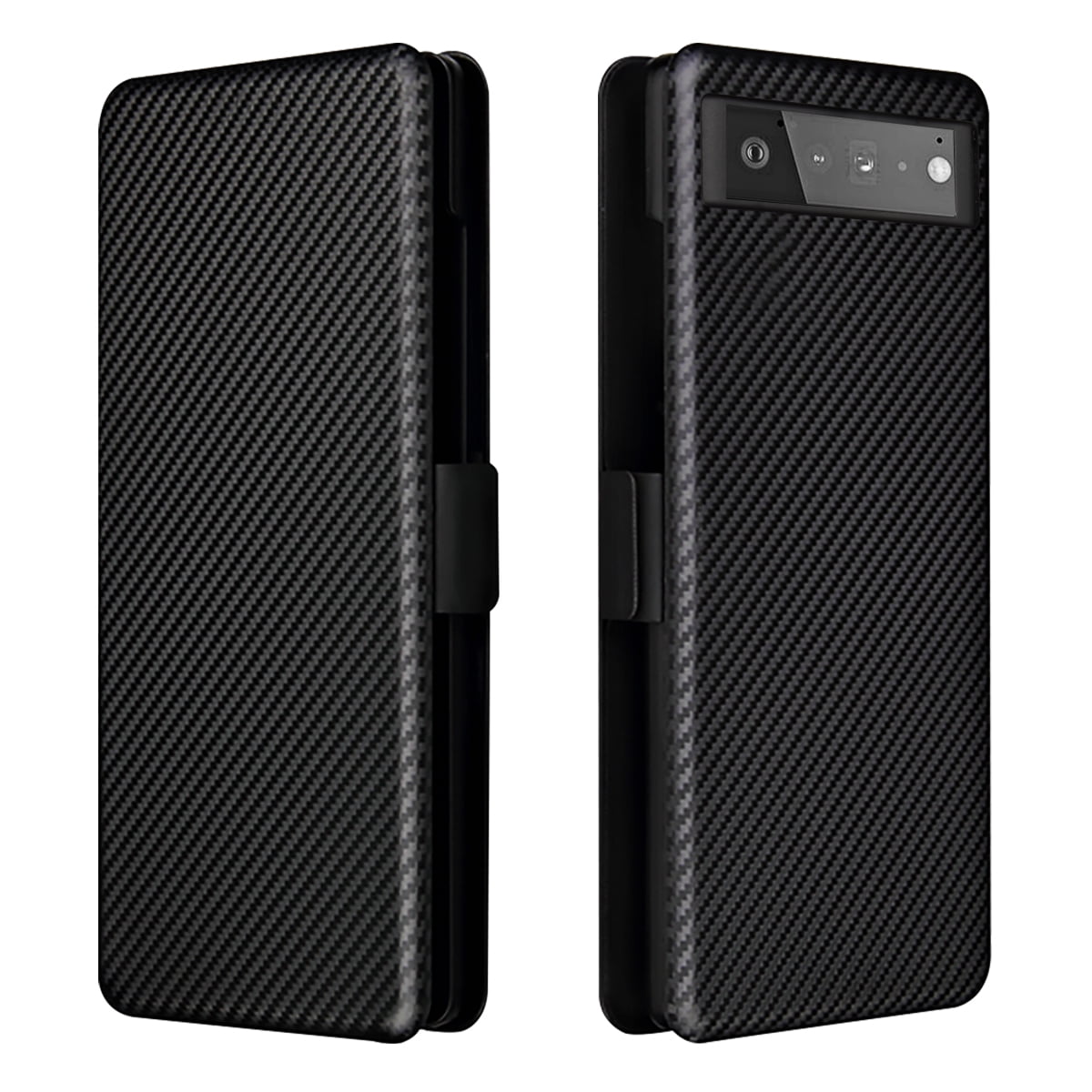 Labanema Google Pixel 6 Wallet Case with Card Slots and Kickstand (Black)