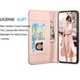thumbnail image 5 of Tiflook Wallet Case For Galaxy S22 Plus,PU Leather Card Holder Flip Cover [Detachable Magnetic] for Samsung Galaxy S22 Plus 5G 6.5" 2022 [Rose Gold], 5 of 6