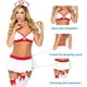 thumbnail image 3 of Lencería enfermera disfraz sexy conjunto babydoll dormitorio luna de miel enfermera ropa se adapta, blanco, 3 of 5