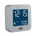 thumbnail image 6 of Braun Digital Radio Controlled Travel Alarm Clock For Central European Time Zone (DCF) with Snooze, Compact Size, Negative LCD Display, Quick Set, Crescendo Beep Alarm in Grey, model BC08G, 6 of 8
