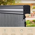 thumbnail image 3 of NAWAY Premium Outdoor Roller Shade, 8FT X 6FT Patio Roll Up Blinds with Valance, Gray, 3 of 7