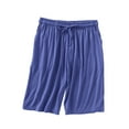 thumbnail image 2 of Karight Women's Soft Sleep Pajama Shorts Modal Cotton Loungewear Pjs Bottoms Elastic Waist Lounge-Shorts with Pockets, 2 of 5