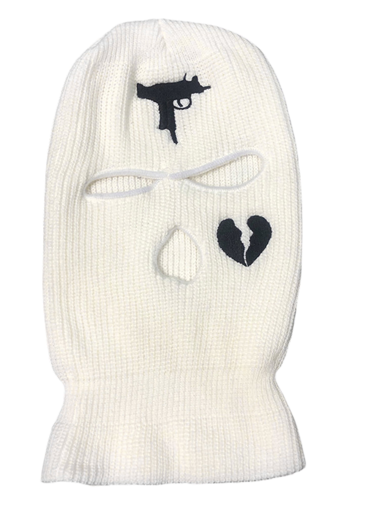 Ski Mask Embroidered Gun, Gun-embroidered Mask, Balaclava Gun Masks