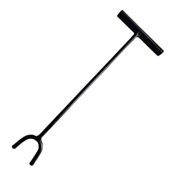 Llave para válvula de medidor de agua, llave de cierre de agua, diseño ergonómico resistente, herramienta manual multiusos, mango en T para plomería, 30 centímetros