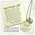 thumbnail image 2 of Granddaughter Necklace God Watching Grandparent Gutsy Goodness Adult Female Bronze Metal Jewelry, 2 of 8