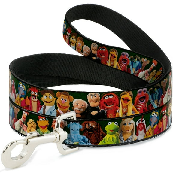 Disney Pet Leash, Dog Leash, Muppets Character Group Pose Greens, 4 Feet Long 1.0 Inch Wide