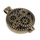 thumbnail image 1 of Bronce Vintage 30mm Pad Medallón Colgante Dijes DIY Collar Aromaterapia Aceite Esencial Difusor Joyería Regalos Accesorios engranaje punk Macarena Colgante de medallón de aromaterapia, 1 of 8