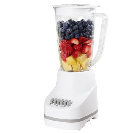MAINSTAYS 6-SPEED BLENDER WITH 48 OZ JAR AND 500W MOTOR, ARCTIC WHITE