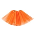 thumbnail image 4 of Byoo Toddler Girls' Solid Color Tulle Tutu Skirt Elastic High Waist Flared Party Skirt Wedding Pageant Skirts, 4 of 4