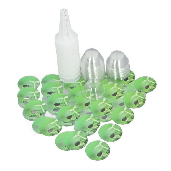 Seed Pod Kit for , Hydroponic Growing Kit Hydroponic Pods Kit with Grow Baskets, Grow Domes, Pod Labels, Compatible with Hydroponics Supplies From All Brands