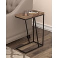 thumbnail image 2 of Rectangular Accent Table In Rustic Tobacco And Sandy Black, 2 of 5