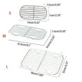 thumbnail image 3 of Steel Lunch Cooking Rack Steaming Rack Outdoor Picnics Cookware Cooking Rack Camping Roasting Baking Cooling Rack, 3 of 9