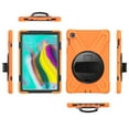thumbnail image 5 of XYX Case for Samsung Galaxy Tab S5e 10.5 inch SM-T720/SM-T725 with 360 Degree Rotating, Hand Strap, Shoulder Strap, Orange, 5 of 7