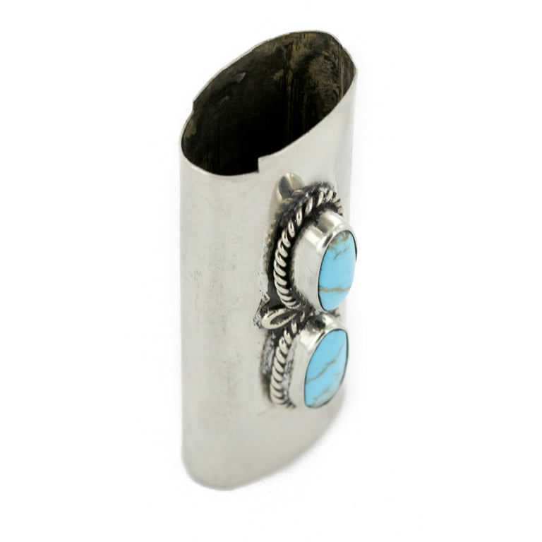 Ladies Native American Turquoise Silver Lighter Case Cover 24036