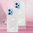thumbnail image 6 of Slim Fit Phone Case for Redmi Note 12 4G, Glitter Liquid Quicksand Effect Silicone Soft TPU Case with Camera Lens and Screen Protection for Redmi Note 12 4G,LSWT Colorful, 6 of 6