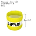 thumbnail image 2 of Unique Bargains Elastic Captain's Armband  Soccer Team Training Arm Band Yellow 6 Pack, 2 of 4