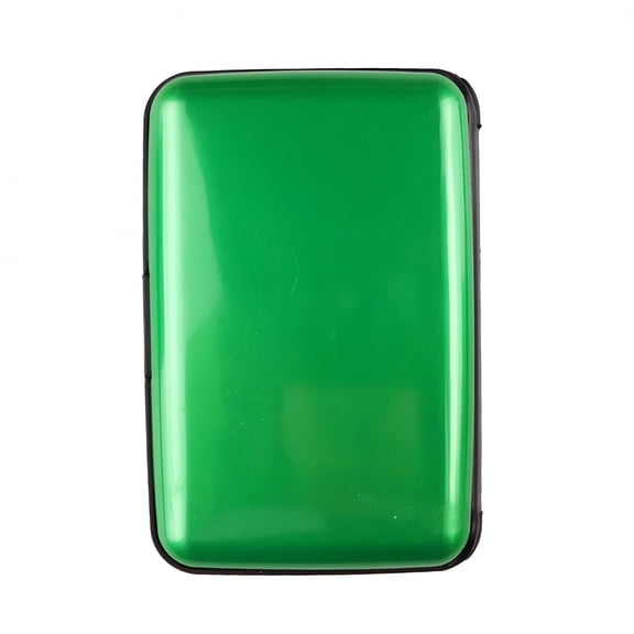 GASTROPOD 2026 New Aluminum Rfid Blocking Wallet Slim Hard Metal Credit Card Holder for Men and Women (Green), for Travel, Daily Use, Secure Card Storage, Anti-Theft Protection