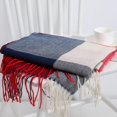 thumbnail image 3 of Winter Scarf Plaid Tassel Scarf Autumn Scarf Warm Scarf Women Large Scarf Fashion Scarf Shawl Wrap Warm Shawl Men Scarf For Winter, 3 of 3