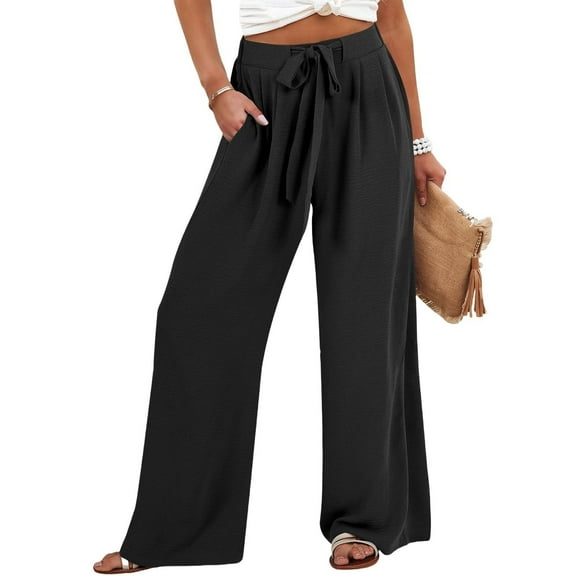 BILIKEYU Women's Wide Leg Casual Loose High Waist Pants, Womens Pants, Womens Cargo Pants, Joggers for Women