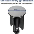 thumbnail image 2 of Universal Bathroom Sink Stopper 40 Mm,chrome,made Of Brass,with Rubber Seal,height Adjustable,rustproof And Waterproof, 2 of 4