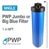 20x4.5" Big Blue Water Filter Housing/Canister 1" NPT BrassInsert Whole House