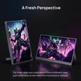 thumbnail image 6 of 16.1inch 100% sRGB 144Hz Portable Monitor Laptop Display with Type C Mini HDMI,with Storage Bag, 6 of 6