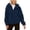 08-Navy, variant on yillto Fleece Jacket Womens Zip up Fuzzy Sherpa Lined Thick Oversized Fall Winter Warm Outwear Coats