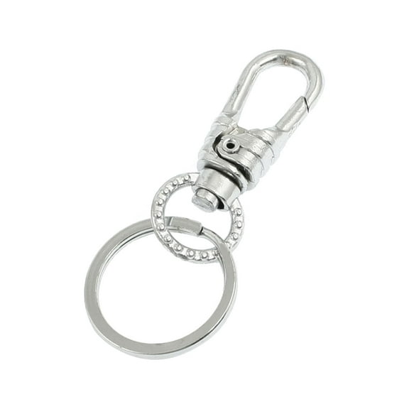 Lobster Clasp Clip Split Ring Key Chain Keyring 3" Length