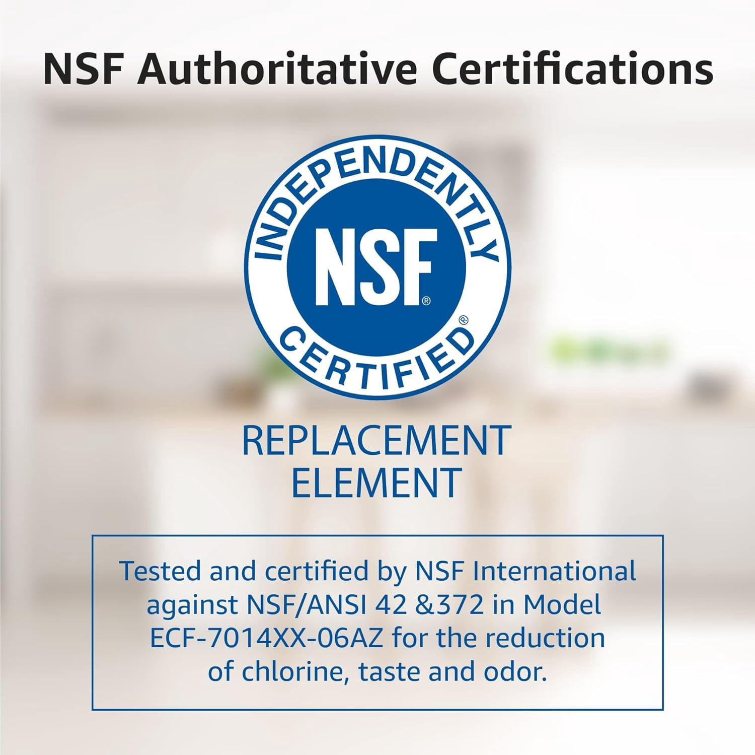 Overbest NSF Certified Pitcher Water Filter, Replacement for Brita® Pitchers and Dispensers, Brita® Classic 35557, OB03, Mavea® 107007, and More, Includes 8 Filters