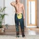 thumbnail image 2 of Fotbe Moonlit Skeleton Campfire Pantalones de Pijama para Hombre, Pantalones de Dormir, Pantalones de Casa con Cintura Ajustable y Bolsillos-XX-Large, 2 of 6