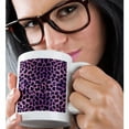 thumbnail image 2 of 3drose, Purple Cheetah Animal Print, 11oz Mug, 2 of 6