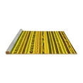 thumbnail image 2 of Ahgly Company Machine Washable Indoor Rectangle Abstract Yellow Modern Area Rugs, 5' x 7', 2 of 4