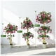 thumbnail image 4 of 5-foot artificial bougainvillea tree, 150cm de altura, realistic faux tree in pot con flowers y leaves - ideal para para indoor home, oficina, sala de estar, y balcony decor, 4 of 7