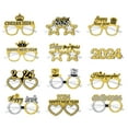 thumbnail image 3 of Conjunto de 12 gafas festivas para celebrar el Año Nuevo, accesorios originales para fotografías, 3 of 7