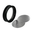 thumbnail image 1 of Embudo dosificador magnético para café expreso, herramienta Barista, anillo dosificador de café con 2 filtros Negro 53mm, 1 of 9