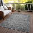 thumbnail image 6 of Addison Rugs Chantille Indoor/Outdoor Transitional Geometric, Abstract Gray Washable Rectangle Rug, 3' x 5', 6 of 6