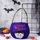thumbnail image 2 of Cubo de calabaza de Halloween para niños | Bolsas de truco o trato Bolsas de fiesta portátiles | Cubos de dulces de Halloween, cesta de regalo no tejida DIY para niños pequeños, niños, niñas JFHHH pequeña, 2 of 4