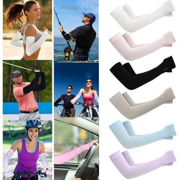 FZFLZDH UV Protection Unisex Athletic Arm Sleeves, 12 counts