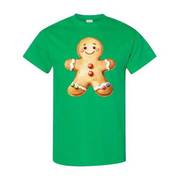 Inktastic Gingerbread Man Cookie T-Shirt
